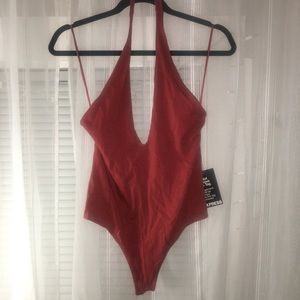 Dark orange bodysuit